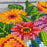 MXJSUA DIY Flowers Diamond Painting Kits for Adults, Round Full Drill Gem Flowers Diamond Painting Kits, 5D DIY Spring Floral Jars Diamond Art Painting Kits for Home Wall Decor 12x16 Inch