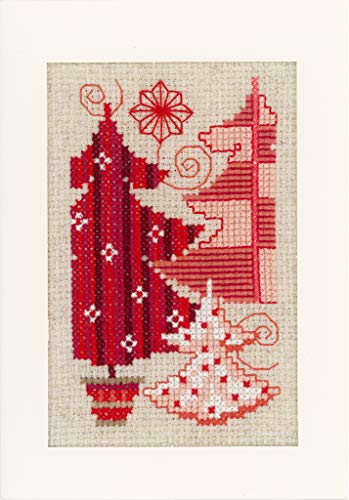 Vervaco Greeting Card kit Christmas Motifs Set of 3