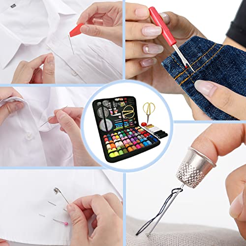 Sewing Kit for Adults, Sewing Needle and Thread Kit for Home, Travel, Emergency, Beginner(Large)