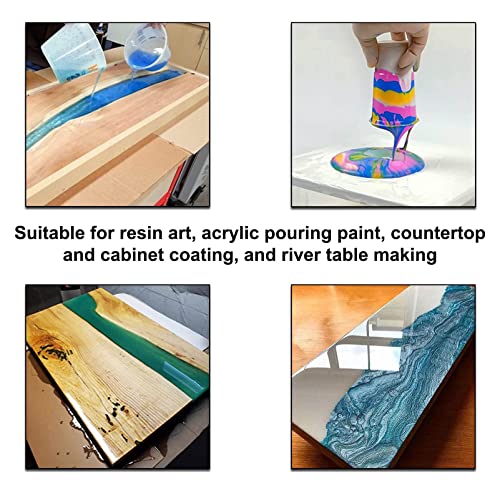 Adjustable Canvas Support Stands for Acrylic and Epoxy Pouring Paint, Cabinet Door Elevated and Canvas Feet Risers for Paint Clean (4pcs)