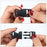 Coopay 15 Pack Buckle Adjustable Buckles Plastic Side Release Buckles (5/8 Inch,Black)