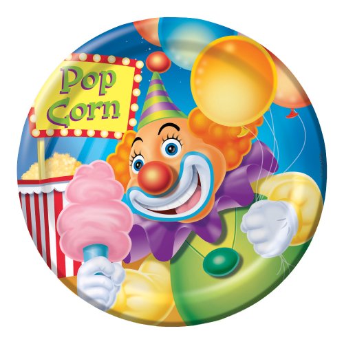 Creative Converting Big Top Birthday 8 Count Paper Lunch Plates
