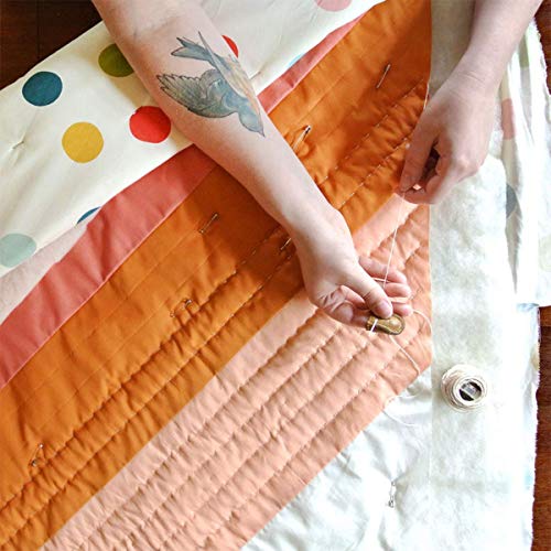 PLANTIONAL Natural Cotton Batting for Quilts: 71-Inch x 79-Inch Light Weight Purely Natural All Season Quilt Batting for Quilts, Craft and Wearable Arts