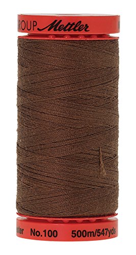 Mettler Metrosene Old Number 1145-0511 Poly Thread, 500m/547 yd, Hazelnut