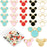 20 Pcs Mouse Charms, MIKIMIQI 5 Colors Mouse Head Pendant Key Ring Colorful Acrylic Mouse Beads for Women DIY Crafting Cartoon Mouse Keychains with Box