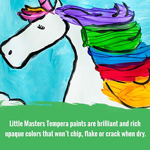 Handy Art Little Masters Tempera Paints Set, 16 oz, Pack of 6 .