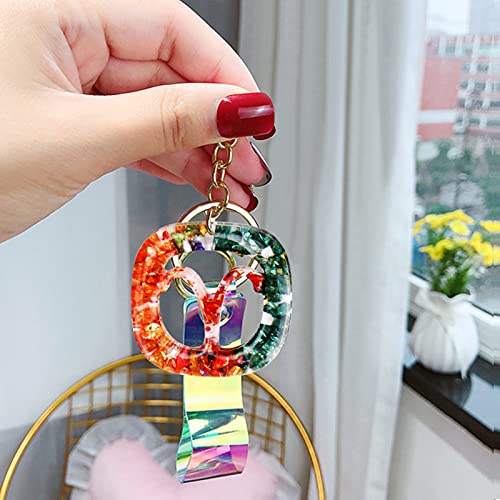Palksky Zodiac Keychain Silicone Resin Molds 12 Constellation Epoxy Jewelry Casting Molds with 50 Pcs Open Jump Rings Christmas Resin Molds for DIY Making Pendant Ornaments Decoration and Gifts