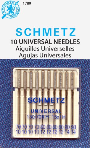SCHMETZ Universal (130/705 H) Household Sewing Machine Needles - Carded - Assortment - 10 Pack