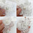 Luwigs 7 Pieces 3D Flower Lace Embroidery Appliques Pearl Patch DIY Wedding Dress Sewing Craft Clothing Jeans Jackets Bags (7pcs, White)