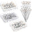 Zonon 300 Pieces Corsages Pins Pearl Pins Wedding Floral Bouquet Pins Flower Pins Diamond Head Pins Straight Pins for Weddings Anniversary Flower Decoration Table Centerpieces, 3 Styles (White)