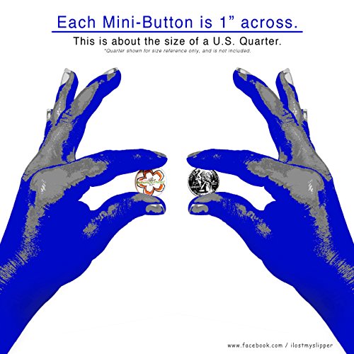 Semicolon/Suicide Awareness Mini Buttons (1" Pins, 30 piece set)