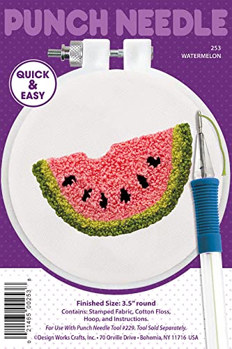 Design Works Crafts Watermelon Punch Needle Kit
