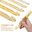 Coopay Large Crochet Hooks for Chunky Yarns, 25mm 20mm 18mm 15mm 12mm Jumbo Crochet Hooks for Crocheting Thick Blanket Large Project, 5 Crochet Needles for Bulky Yarn with 10 Knitting Stitch Markers