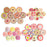 Foraineam 400pcs Mixed Wooden Buttons Bulk 2 Holes Round Decorative Wood Craft Button for Sewing Crafting