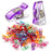 GMMA 120 Pcs Mix Colors Sewing Clips Acrylic Transparent Multifunctional Premium Quilting Clips，Storage Bag Clips, Sewing Clips for Fabric，Plastic Clips for Crafts