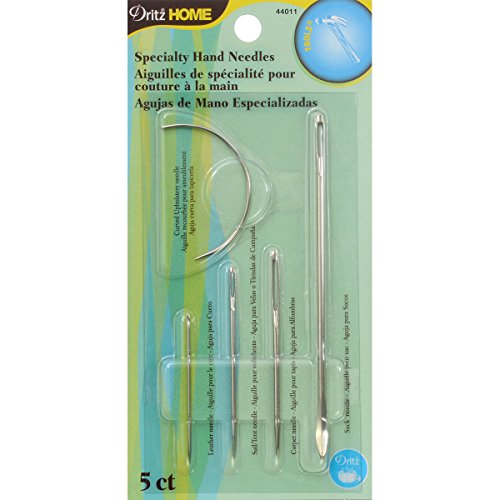 Dritz Home 44011 Specialty Hand Needles, Assorted Styles & Sizes (5-Piece)