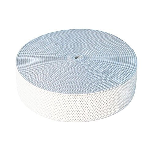 Abbaoww 45 Yards 3/4 Inch Elastic Band for Wig, Wig Band for Laying Edges, Lace Melting Band, Stretch Knit Elastic Spool for Sewing, White