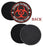 U-LIAN Zombie Outbreak Response Team Biohazard Morale Tactical Patch Embroidered Applique with Hook and Loop Fastener Backing Patch (Black+Red)