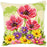 Vervaco Cross Stitch Cushion Kit Flower Field Poppies 16" x 16"