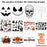 12 Sheets Halloween Iron on Sticker Heat Transfer Vinyl Iron on Patches Pumpkin Witch Skeleton Pattern Halloween HTV Decoration for DIY Clothes Costume Party, Assorted Size
