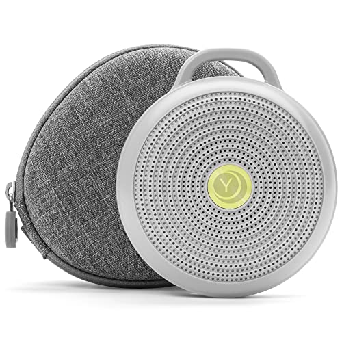 Yogasleep Hushh & Crush Resistant Travel Case, (2 Piece Set) Portable White Noise Sound Machine for Baby, 3 Soothing Natural Sounds, Noise Canceling for Sleep Aid, Office Privacy, & Meditation