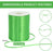 1/8 Inch x 870 Yards Green Thin Solid Satin Ribbon Giant Spool Double Face Woven Polyester Fabric Ribbons for Crafts Hanging Tags Invitation Card Balloons Bouquet Hair Gift Wrapping Party Decoration