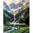 Artunion Diamond Painting Kits for Adults,14X18 Inch Mountain Waterfall Nature Landscape Full Round Drill Diamond Art Dotz Kits for Home Wall Decor