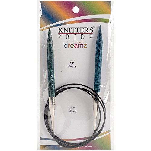 Knitter's Pride-Dreamz Fixed Circular Needles 40", Size 11/8mm