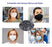 Mandala Crafts Mask Adjuster Elastic Cord Lock Mask Tightener Clip Toggle for Face Mask Adjustable Ear Loop Drawstring, Pack of 200, Black