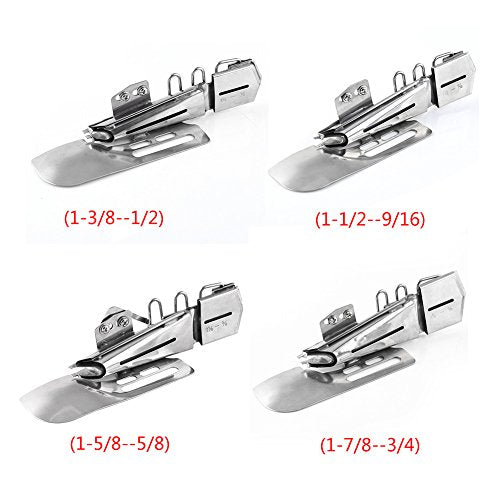 1pc Flat Binder Folder Binding Attachment Tape Binder for Industrial Sewing Machine(1/2(1-3/8-1/2))