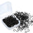 Shappy 200 Pieces 0.55 Inch Mini S Hooks Connectors S-Shaped Wire Hook with Storage Box for DIY Crafts, Hanging Jewelry, Key Chain, Tags (Black)