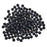 Souarts 6/8mm Pack of 500pcs Coffee Light Coffee Stripe Ball Shape Wood Wooden Loose Beads (Black 8mm)
