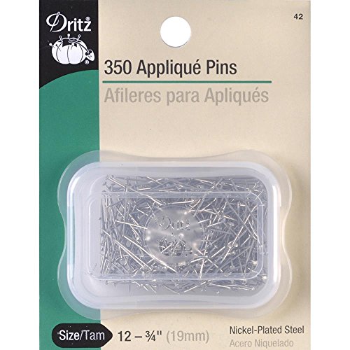 Dritz 42 Appliqué Pins, 3/4-Inch (350-Count)