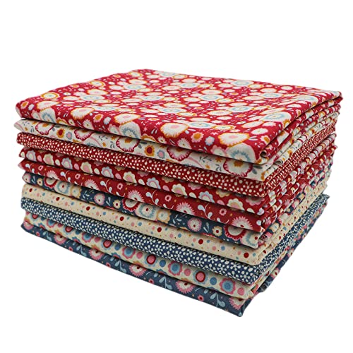 iNee Candy Bloom Fat Quarters Fabric Bundles, Quilting Sewing Precut Cotton Fabric, 18 x 22 inches, Candy Bloom