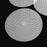 MILISTEN Clear Plastic Canvas Mesh Sheets, 10Pcs Round Canvas Mesh for DIY Mesh, 20cm/7.8in (White)