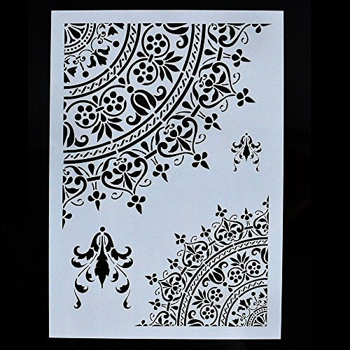 Mandala Stencil Template for Wall Furniture Paiting DIY Decor (A3 Size)