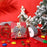 2.5 Inch x 20 Yards Mesh Glitter Ribbon Christmas Glitter Ribbon Sheer Metallic Mesh Ribbon for Home Party Gift Wrapping Wreath DIY Crafts Christmas Tree Decor (Silver)