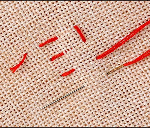 30pcs Cross Stitch Needles Hand-Stitched Embroidery , Embroidery Hand Needles Sewing Needles for Cross Stitching - Size 24
