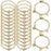 24 Pieces Bracelet Chains with OT Toggle Clasp Alloy Bracelet Link Chains DIY Jewelry Making Bracelets Chains for Women DIY Jewelry Crafts Supplies (Gold)