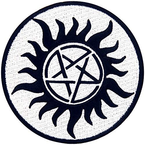 Protection Symbols Against Demons Patch Embroidered Applique Iron On Sew On Emblem