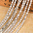 Yhsheen 11 Yard 3MMClaw Pearl Rhinestone Trim Diamond Crystal Rhinestone Chain Sparkly Rhinestone Applique for Wedding Party Decoration (3MM, Clear Stone+Pearl in Silver Base)