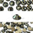 144 pcs Black Diamond (215) Swarovski 2058 Xilion/ NEW 2088 Xirius 12ss Flat backs Rhinestones 3mm ss12