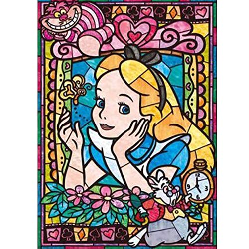 DIY 5D Diamond Painting Kit, 16"X12" Princess Cinderela Full Drill Crystal Rhinestone Embroidery Cross Stitch Arts Craft Canvas for Home Wall Decor Adults and Kids