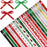 20 Rolls 40 Yard Christmas Grosgrain Ribbon Snowflake Christmas Tree Wrapping Ribbon Soft Craft Ribbon Christmas Polyester Satin Ribbon Hair Bow Clip Accessory for Christmas DIY Craft Decor