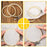 Caydo 12 Pieces 4 Inch Round Embroidery Hoop Bulk Wholesale Bamboo Circle Cross Stitch Hoop Ring