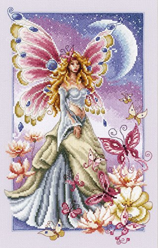 Vervaco Butterfly Fairy Counted Cross Stitch, Multi-Colour