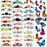 Flower Iron on Heat Transfer Patches and Butterfly Stickers Iron on, Iron on Decals Clothing Appliques for Clothes Jacket Shirts Dress Backpacks (49 Pcs)