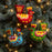 Bucilla Felt Applique Christmas Ornament Kit, Festive Birds Set of 3 Felt Applique Ornament Making Kit, Holiday Craft Supplies for DIY Needlepoint Arts and Crafts, 89449E