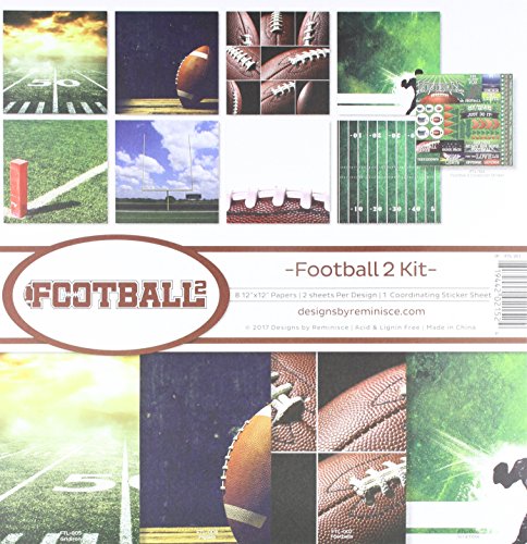 Reminisce FTL-201 Football 2 Collection Scrapbook Kit