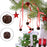 250 Pieces Christmas Jingle Bells Metal Star Cutout Jingle Bells and Craft Bells for Home Party Decorations Craft Daily Decorations DIY Bells (Rusty)